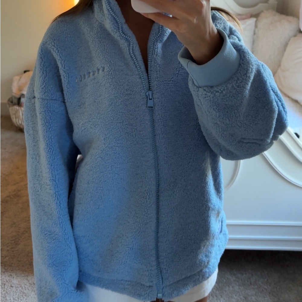 youngLA blue fleece jacket